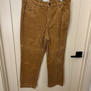 LOFT Tan Corduroy Trousers